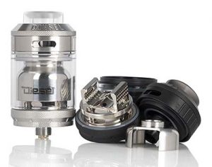Silver and parts - Timesvape Diesel 25mm RTA Review