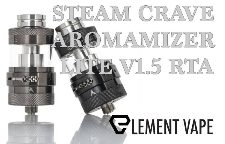 Steam Crave Aromamizer Lite V1.5 RTA Review