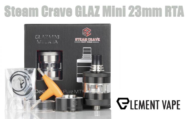 Steam Crave GLAZ Mini 23mm RTA Review