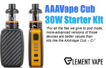 AAAVape Cub 30W Starter Kit Review