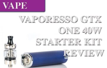 Vaporesso GTX One 40W Starter Kit Review