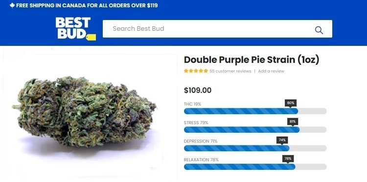Where to buy Double Purple Pie strain in Canada?