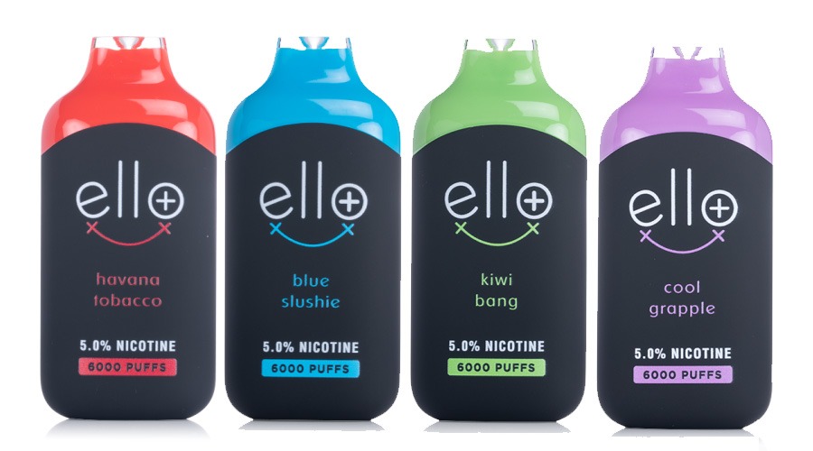 Ello Plus 6000 Puff Disposable Vape – Flavors 5 thru 8 