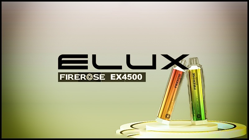 Unleashing the Charm of the Fire Rose Vape: A Review of Elux FireRose Ex4500 Puffs Disposable Vape