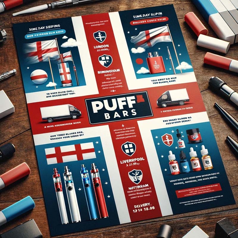 Puff Bars: Top Vape Delivery Service in England