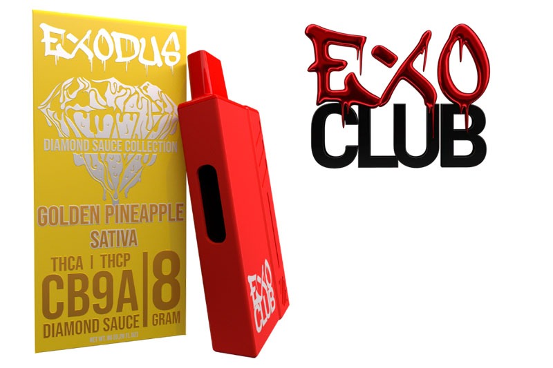 Introducing Golden Pineapple CB9A THCA - Disposable Vapes With a Tropical Twist by Exoclub