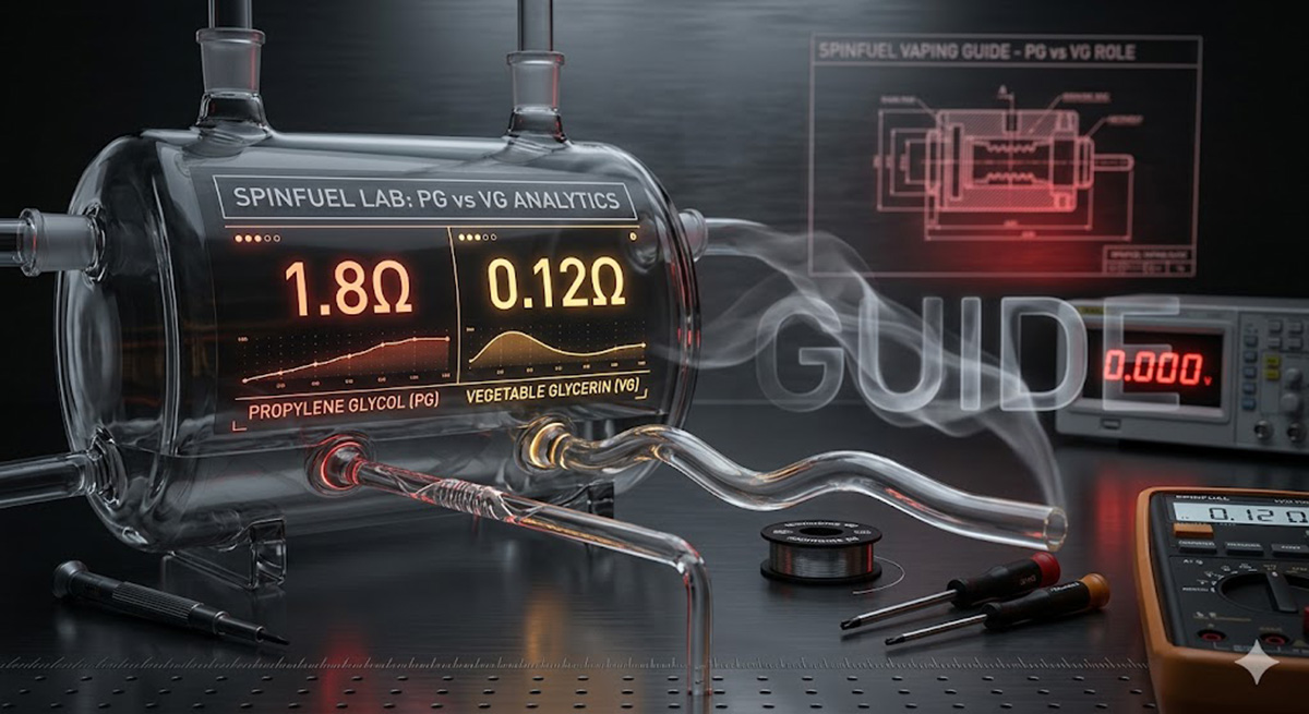 The Role of Propylene Glycol (PG) & Vegetable Glycerin (VG) — Spinfuel Lab