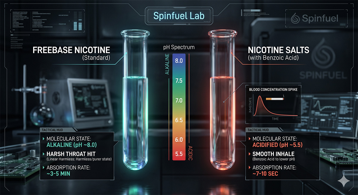 NICOTINE SALTS VS. FREEBASE NICOTINE: A TECHNICAL SOP 1 Nic and Freebase